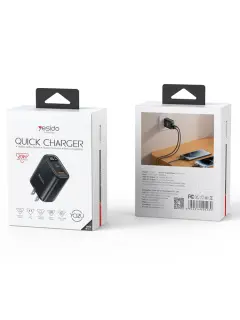 Quick Charger modelo YC12U yesido (2 puertos)